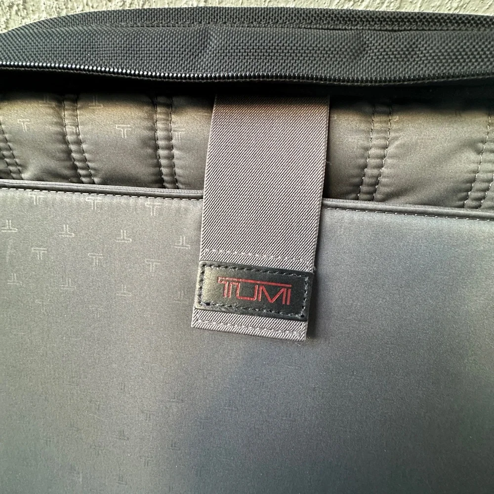 TUMI T-Pass Laptop Briefcase Black Ballistic Nylon Shoulder Bag